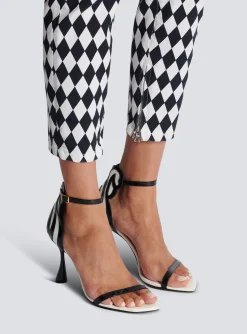 Eden Sandals In Two-tone Leather-Balmain Store