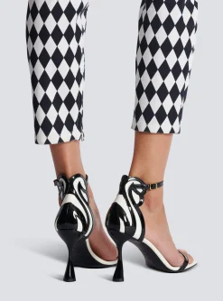 Eden Sandals In Two-tone Leather-Balmain Store