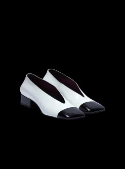 Eden Two-tone Patent Leather Ballet Flats-Balmain Best