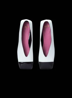 Eden Two-tone Patent Leather Ballet Flats-Balmain Best