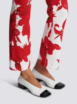 Eden Two-tone Patent Leather Ballet Flats-Balmain Best