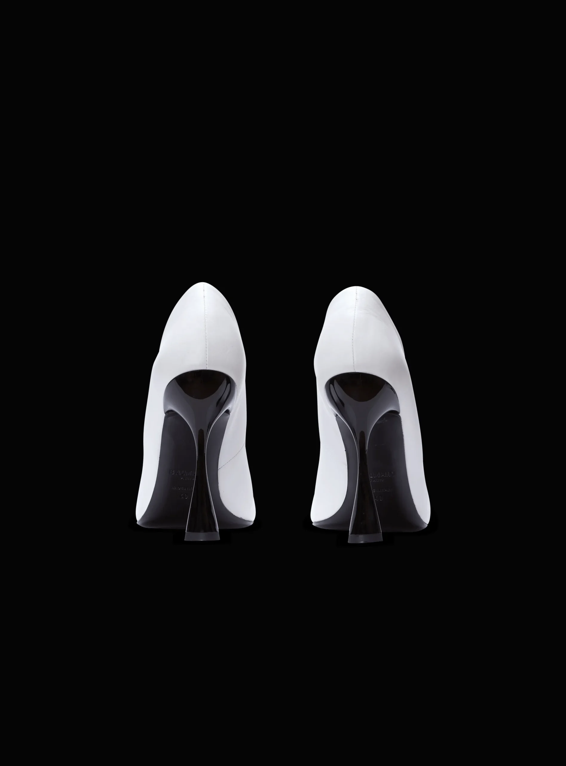 Eden Two-tone Pumps In Lambskin And Patent Leather-Balmain Outlet
