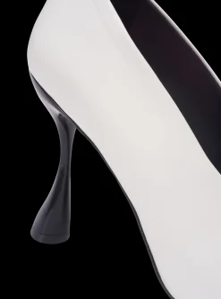 Eden Two-tone Pumps In Lambskin And Patent Leather-Balmain Outlet