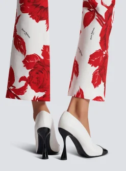 Eden Two-tone Pumps In Lambskin And Patent Leather-Balmain Outlet