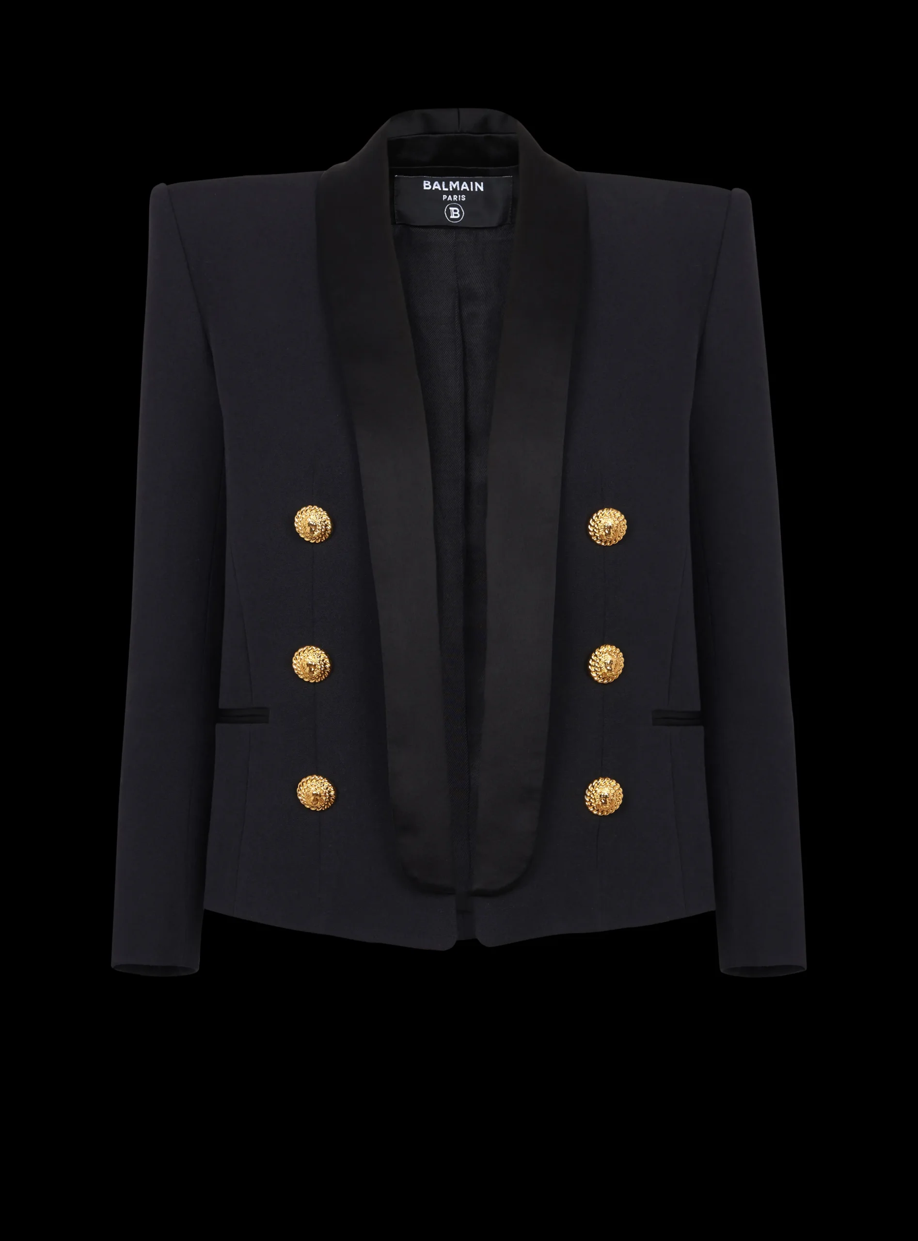 Edge-to-edge 6-button Jacket-Balmain Discount