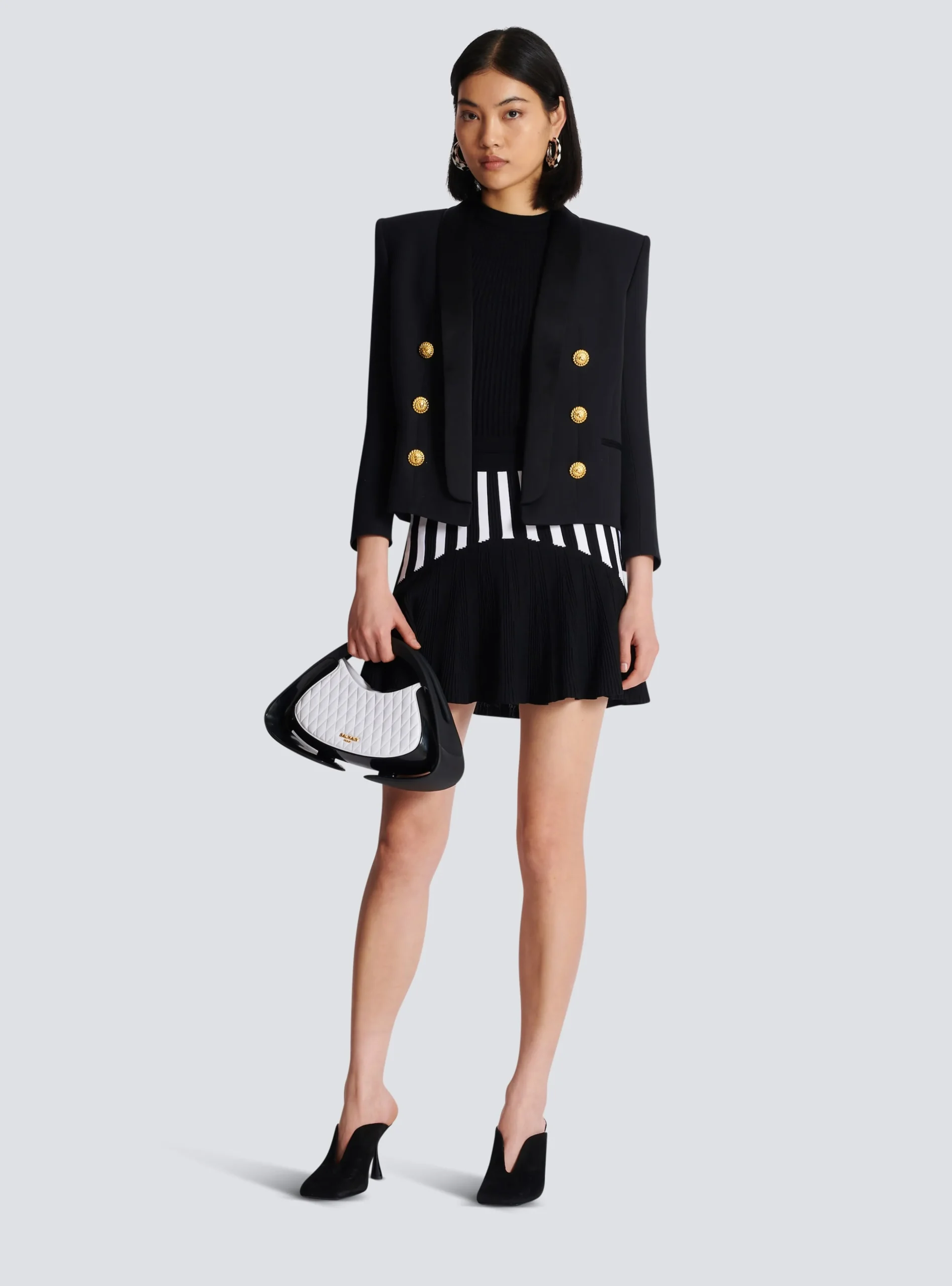 Edge-to-edge 6-button Jacket-Balmain Discount