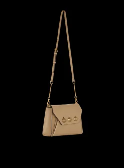 Embl&egrave;me Flap Grained Calfskin Bag-Balmain Clearance