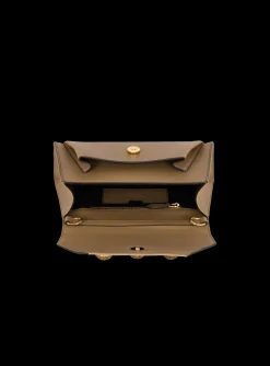 Embl&egrave;me Flap Grained Calfskin Bag-Balmain Clearance