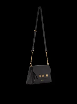Embl&egrave;me Flap Grained Calfskin Bag-Balmain Clearance
