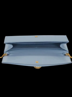 Emblème Grained Calfskin Clutch-Balmain Sale