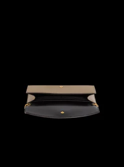 Emblème Grained Calfskin Clutch-Balmain Cheap