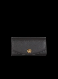 Embl&egrave;me Grained Calfskin Clutch-Balmain Hot