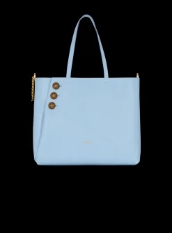 Embl&egrave;me Grained Calfskin Tote Bag-Balmain Sale