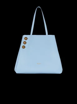 Embl&egrave;me Grained Calfskin Tote Bag-Balmain Sale