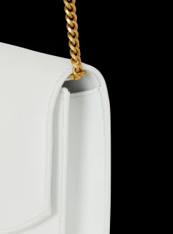 Embl&egrave;me Grained Calfskin Clutch-Balmain Store