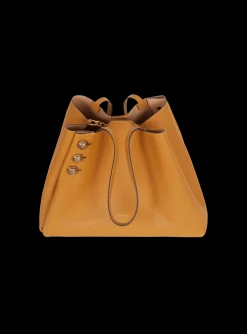 Emblème Grained Leather Tote Bag-Balmain Fashion