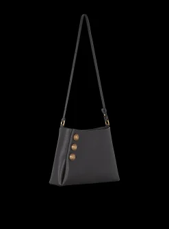 Emblème Handbag In Grained Leather-Balmain Outlet