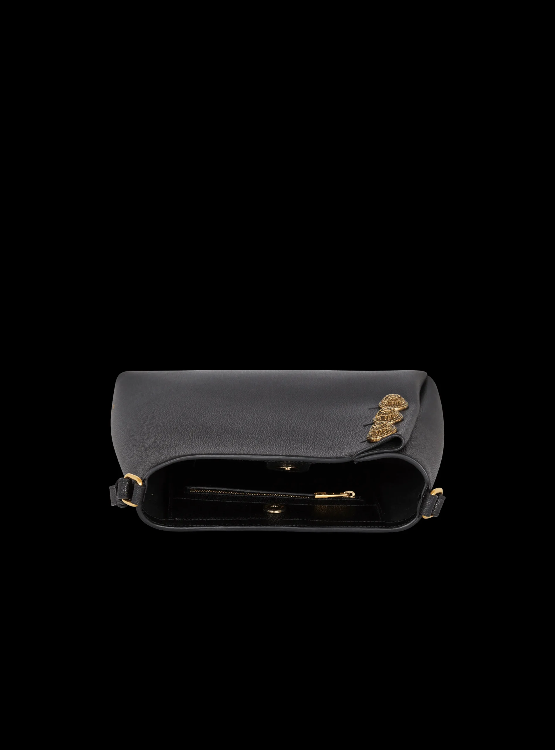 Emblème Handbag In Grained Leather-Balmain Outlet