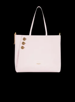 Emblème Leather Tote Bag-Balmain Discount