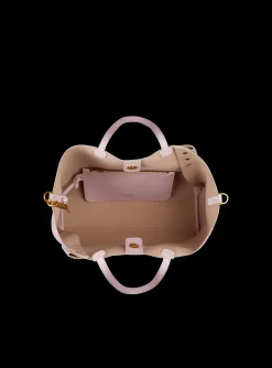 Embl&egrave;me Leather Tote Bag-Balmain Discount