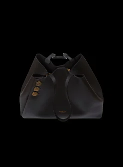 Emblème Leather Tote Bag-Balmain Cheap