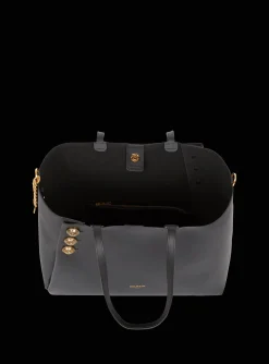 Emblème Leather Tote Bag-Balmain Cheap
