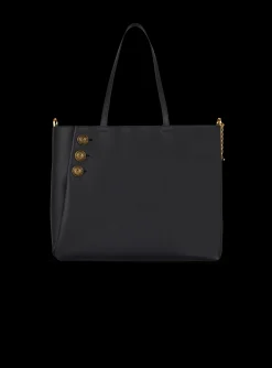 Emblème Leather Tote Bag-Balmain Cheap