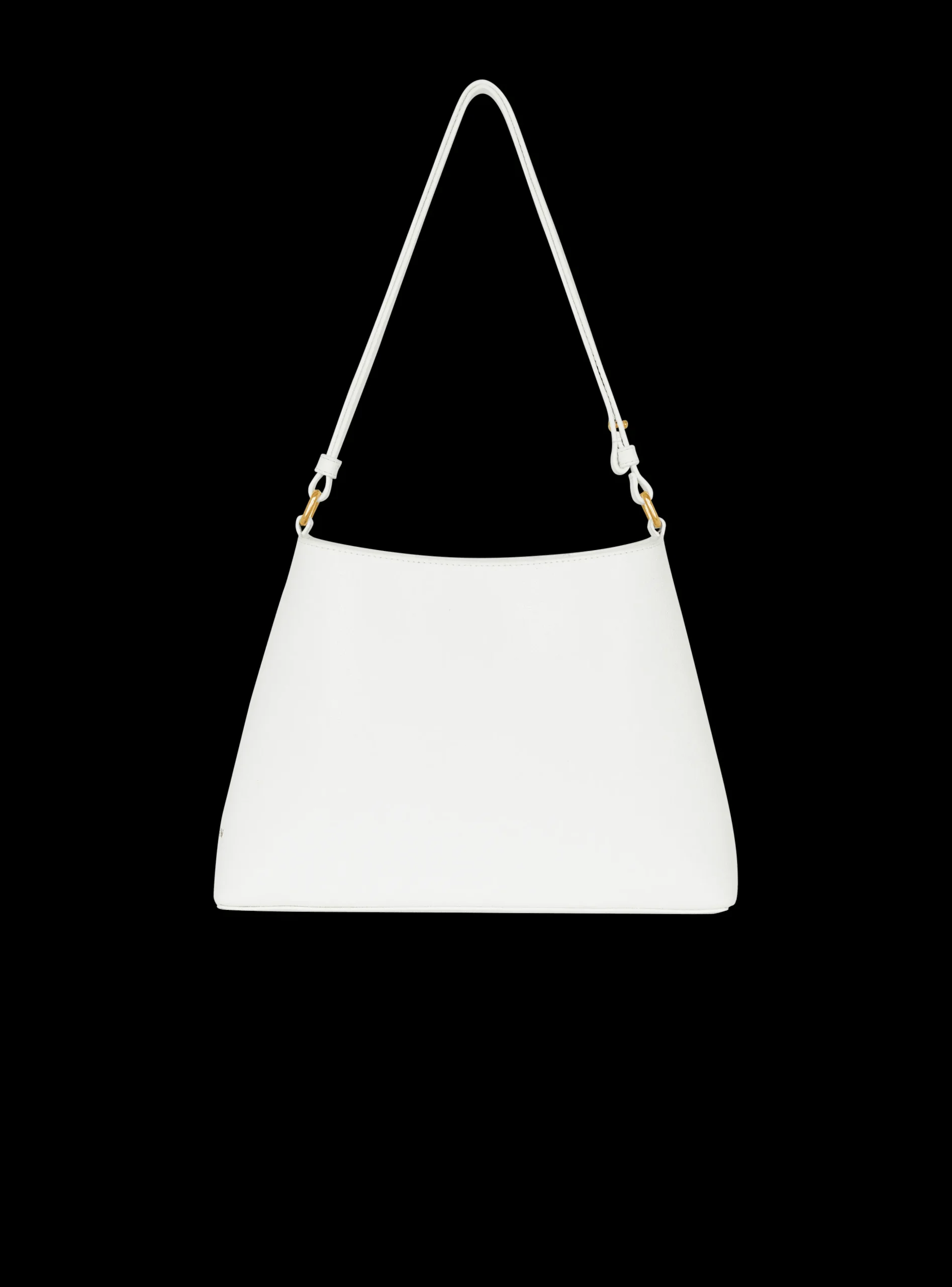 Emblème Shoulder Bag In Grained Calfskin-Balmain Discount