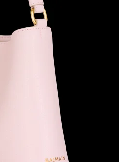 Embl&egrave;me Shoulder Bag In Grained Calfskin-Balmain Fashion