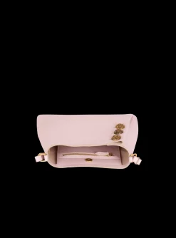 Embl&egrave;me Shoulder Bag In Grained Calfskin-Balmain Fashion