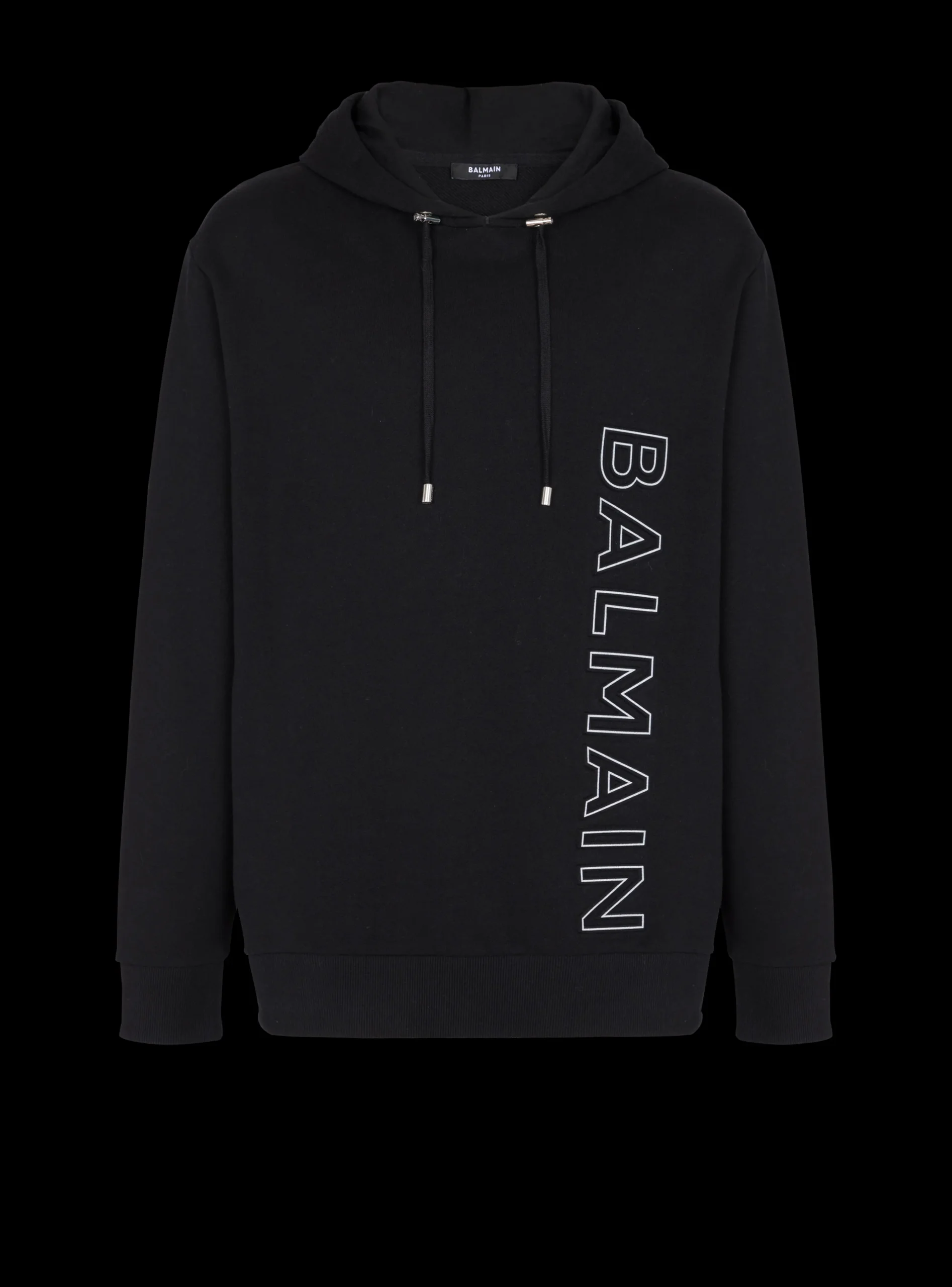 Embossed Hooded Sweatshirt-Balmain Shop