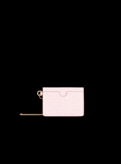 Embossed Calfskin Coin Card Holder-Balmain Flash Sale