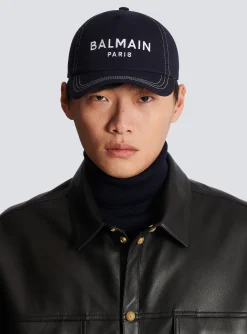 Embroidered Paris Cap-Balmain New