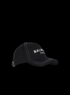 Embroidered Paris Cap-Balmain New