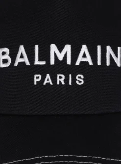 Embroidered Paris Cap-Balmain New