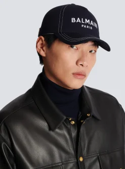 Embroidered Paris Cap-Balmain New