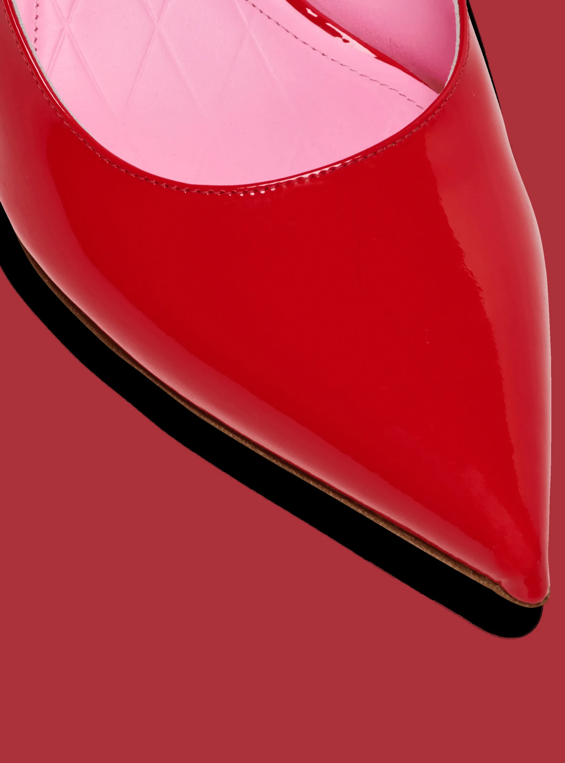 Eva Kitten Slingbacks In Patent Leather-Balmain Flash Sale