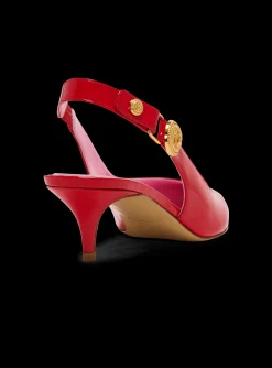 Eva Kitten Slingbacks In Patent Leather-Balmain Flash Sale
