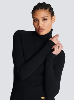 Fine Knit Turtleneck-Balmain Store