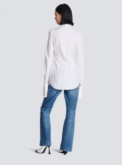 Fitted Poplin Shirt-Balmain Best