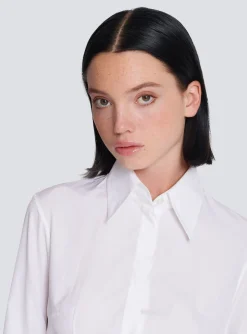 Fitted Poplin Shirt-Balmain Best