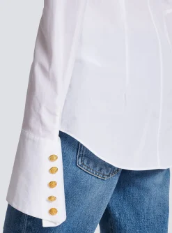 Fitted Poplin Shirt-Balmain Best