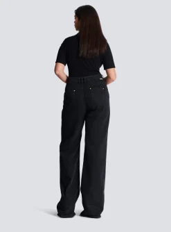 Flared Denim Jeans-Balmain Store