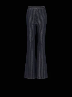Flared Jeans With Lurex Stripes-Balmain Store