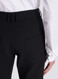 Flared Trousers In Double Crepe-Balmain Outlet