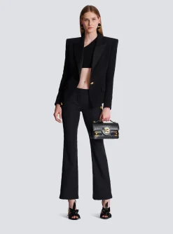 Flared Trousers With Buttons-Balmain Clearance