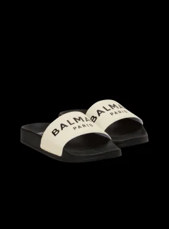 Flat Logo Sandals-Balmain Clearance