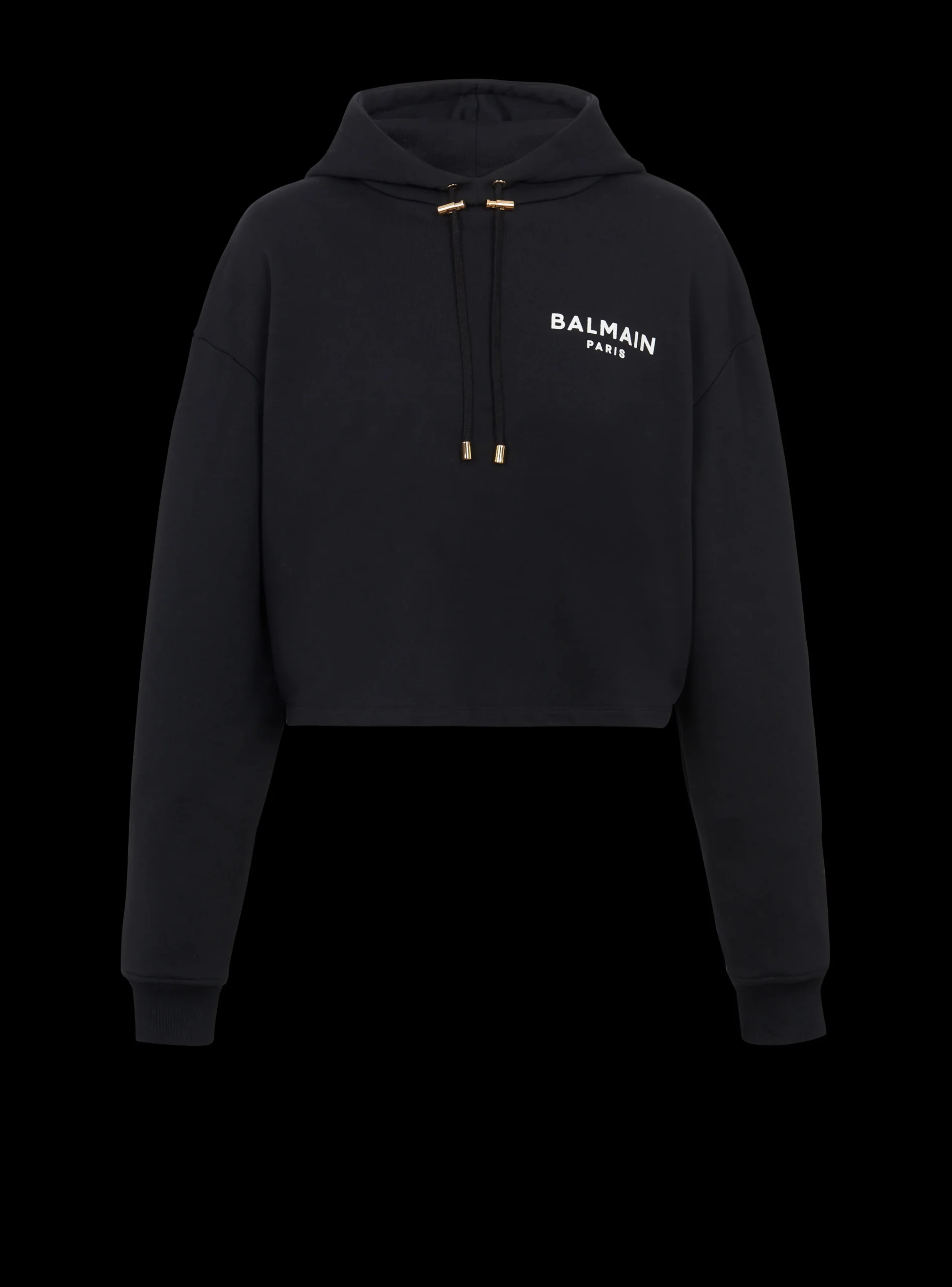 Flocked Paris Hoodie-Balmain Hot