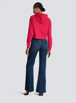 Flocked Paris Hoodie-Balmain Cheap