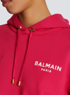 Flocked Paris Hoodie-Balmain Cheap